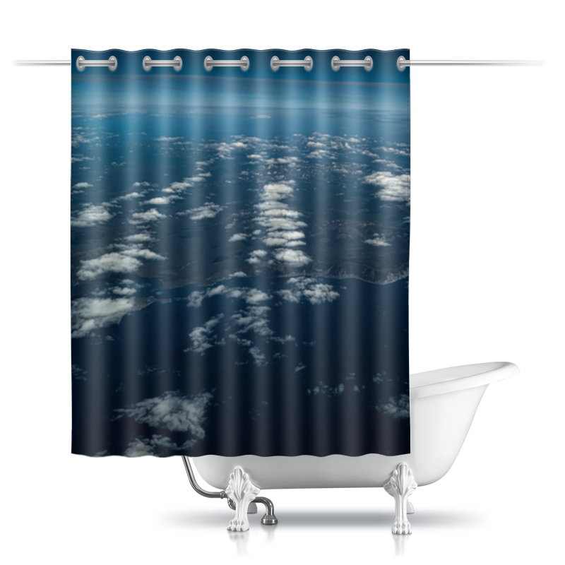 Printio Шторы в ванную Над облаками printio шторы в ванную океан