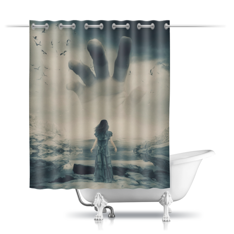 Printio Шторы в ванную Туман printio шторы в ванную морской пейзаж