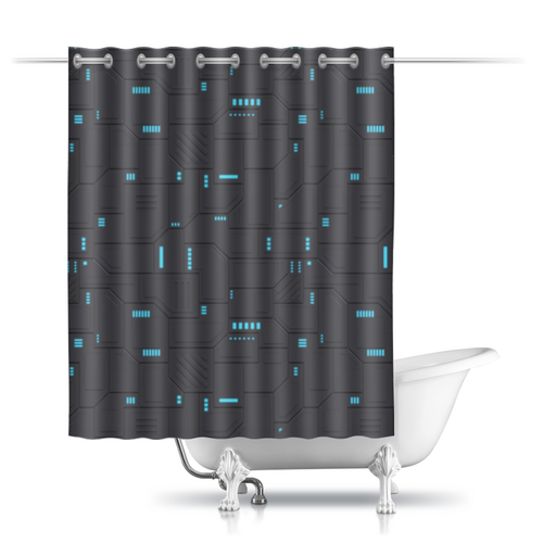 Заказать штору для ванных комнат в Москве. Шторы в ванную Супер броня от bd-art  - готовые дизайны и нанесение принтов.