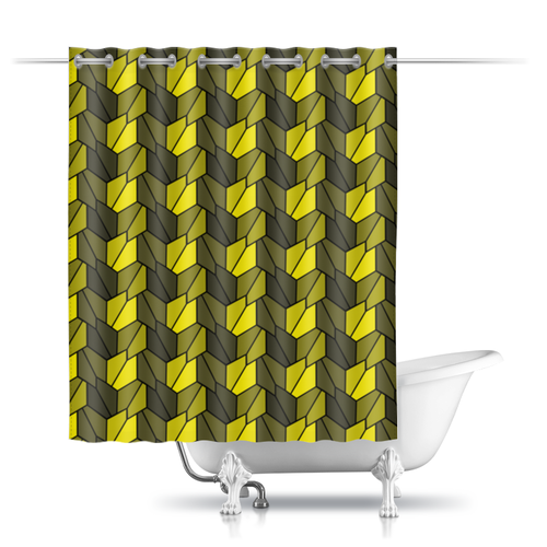 Заказать штору для ванных комнат в Москве. Шторы в ванную Rumpled от Soluvel  - готовые дизайны и нанесение принтов.