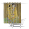 Заказать штору для ванных комнат в Москве. Шторы в ванную Поцелуй (картина Климта) от trend - готовые дизайны и нанесение принтов.