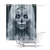 Заказать штору для ванных комнат в Москве. Шторы в ванную Dia De Los Muertos от Дана Столыпина - готовые дизайны и нанесение принтов.