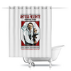 Заказать штору для ванных комнат в Москве. Шторы в ванную Антон Чехов от Рустам Юсупов - готовые дизайны и нанесение принтов.