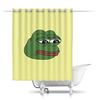 Заказать штору для ванных комнат в Москве. Шторы в ванную Лягушонок Пепе от Jimmy Flash - готовые дизайны и нанесение принтов.