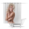 Заказать штору для ванных комнат в Москве. Шторы в ванную Секси от multikot - готовые дизайны и нанесение принтов.