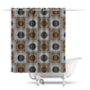 Заказать штору для ванных комнат в Москве. Шторы в ванную Мозаичный орнамент от IrinkaArt  - готовые дизайны и нанесение принтов.