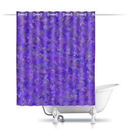 Заказать штору для ванных комнат в Москве. Шторы в ванную Glowing purple от mistral3000@mail.ru - готовые дизайны и нанесение принтов.