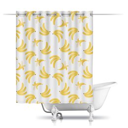 Заказать штору для ванных комнат в Москве. Шторы в ванную Вкусные бананы от IrinkaArt  - готовые дизайны и нанесение принтов.
