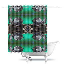Заказать штору для ванных комнат в Москве. Шторы в ванную  Flashlight Creative от natulia_hatulia@yahoo.com - готовые дизайны и нанесение принтов.