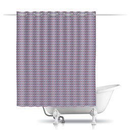 Заказать штору для ванных комнат в Москве. Шторы в ванную Розы на голубом фоне от Лана  - готовые дизайны и нанесение принтов.