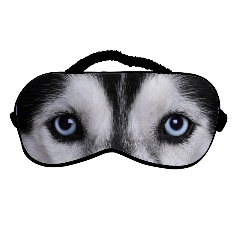 Printio Маска для сна Глаза хаски| милая собака| интернет мемы фотографии