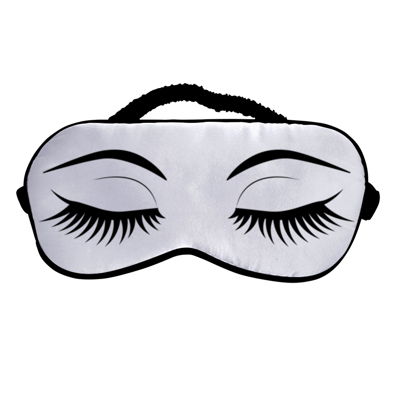 маска для сна аниме глаза закрытые пакет Printio Маска для сна Закрытые глаза