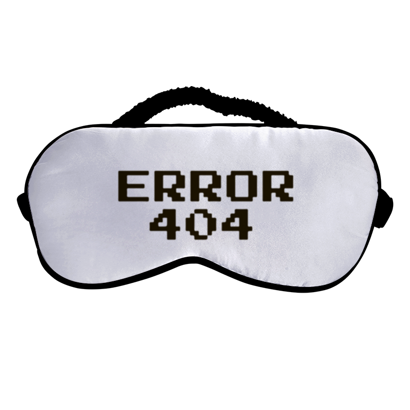 printio маска лицевая ошибка 404 Printio Маска для сна Ошибка 404