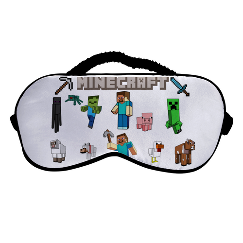 Заказать маски в Москве. Маска для сна Майнкрафт Minecraft от MariYang  - готовые дизайны и нанесение принтов.