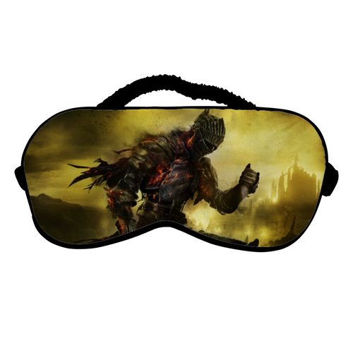 Заказать маски в Москве. Маска для сна Dark souls от GeekFox  - готовые дизайны и нанесение принтов.