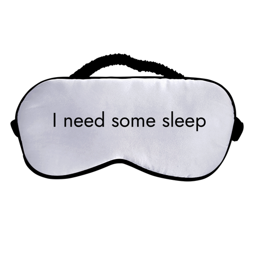 Заказать маски в Москве. Маска для сна  I need some sleep от print.io  - готовые дизайны и нанесение принтов.