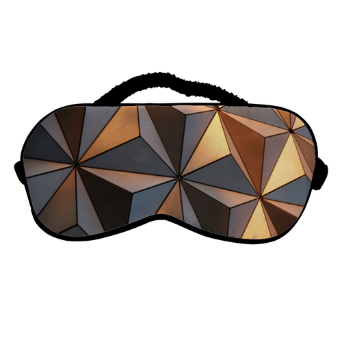 Заказать маски в Москве. Маска для сна Треугольники от FireFoxa - готовые дизайны и нанесение принтов.