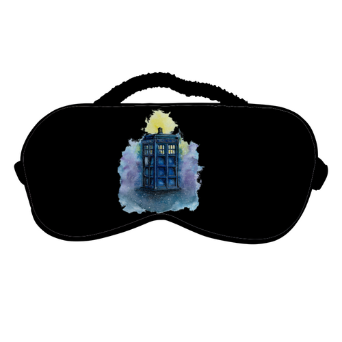 Заказать маски в Москве. Маска для сна Доктор Кто от GeekFox  - готовые дизайны и нанесение принтов.