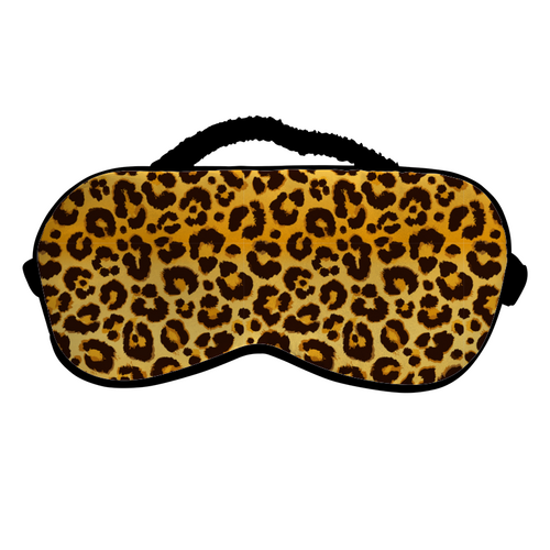 Заказать маски в Москве. Маска для сна леопард от queen  - готовые дизайны и нанесение принтов.