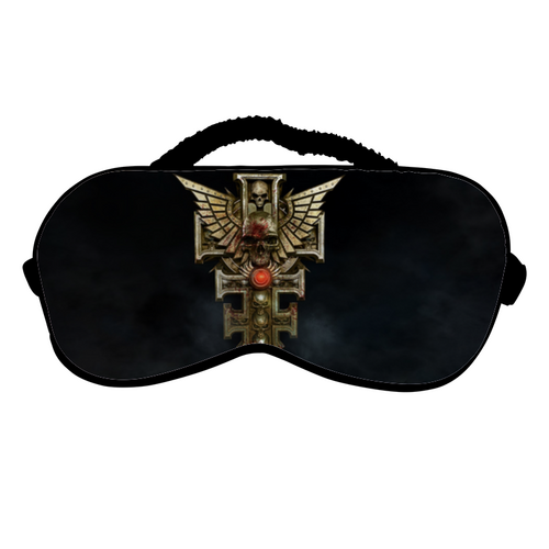 Заказать маски в Москве. Маска для сна Инсигния (Warhammer 40k) от GeekFox  - готовые дизайны и нанесение принтов.