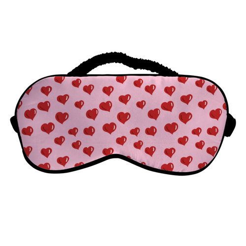 Заказать маски в Москве. Маска для сна День святого Валентина от valezar - готовые дизайны и нанесение принтов.