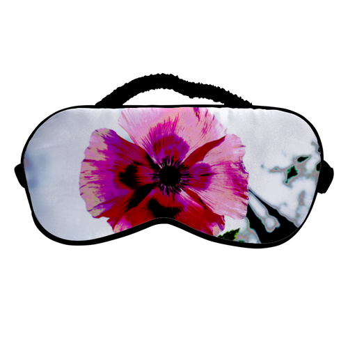 Заказать маски в Москве. Маска для сна Blooming poppy. Marina N. Makarova от Марина Макарова - готовые дизайны и нанесение принтов.