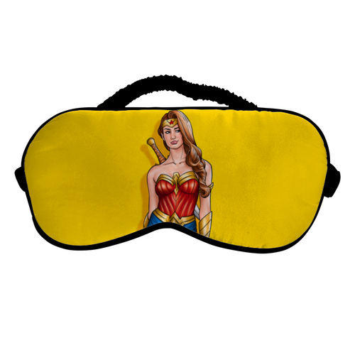 Заказать маски в Москве. Маска для сна Чудо-женщина / Wonder Woman от Jimmy Flash - готовые дизайны и нанесение принтов.