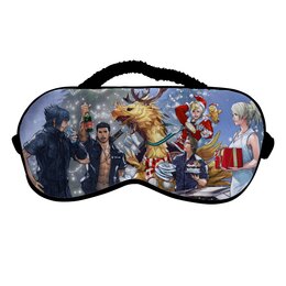 Заказать маски в Москве. Маска для сна С новым годом! (Final Fantasy) от GeekFox  - готовые дизайны и нанесение принтов.