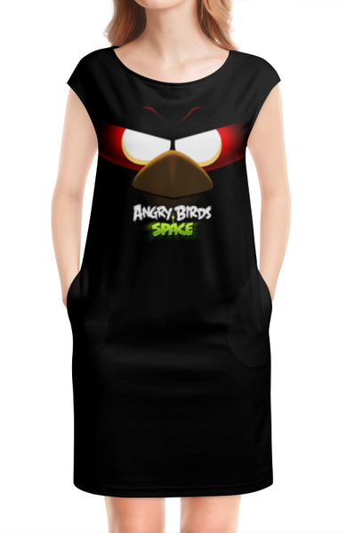 Заказать платье в Москве. Платье без рукавов Space (Angry Birds) от Аня Лукьянова - готовые дизайны и нанесение принтов.