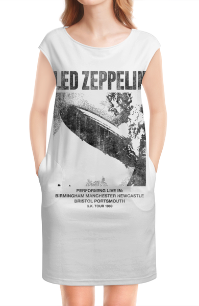 Заказать платье в Москве. Платье без рукавов Led Zeppelin от geekbox - готовые дизайны и нанесение принтов.