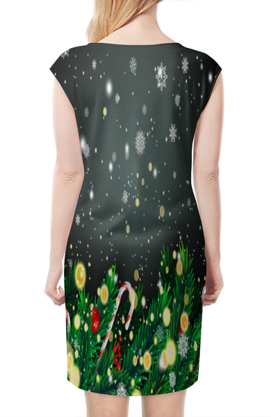 Заказать платье в Москве. Платье без рукавов Падающий снег от THE_NISE  - готовые дизайны и нанесение принтов.