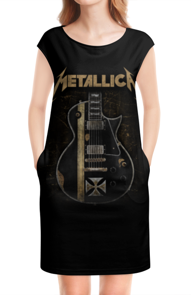 Заказать платье в Москве. Платье без рукавов Metallica от geekbox - готовые дизайны и нанесение принтов.