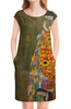 Заказать платье в Москве. Платье без рукавов Надежда II (Густав Климт) от trend - готовые дизайны и нанесение принтов.