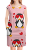 Заказать платье в Москве. Платье без рукавов Влюбленный пингвинчик от Inna - готовые дизайны и нанесение принтов.