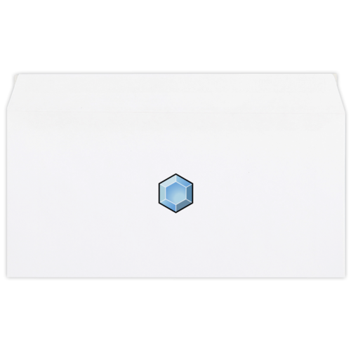 Заказать конверт в Москве. Конверт маленький "Евро" Е65 Crystal envelope от trueoman - готовые дизайны и нанесение принтов.