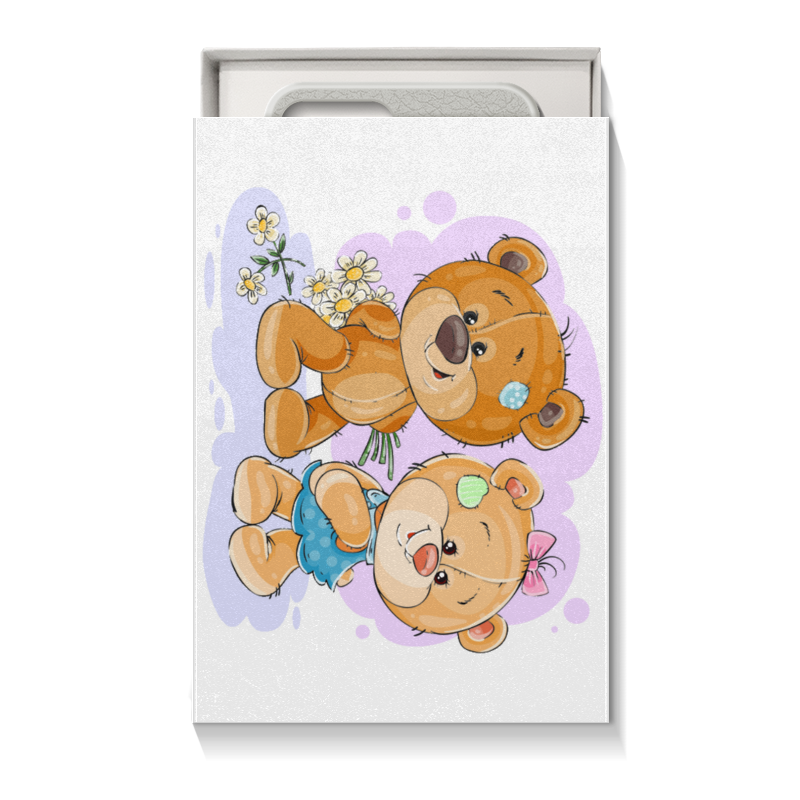 Printio Коробка для чехлов Влюблённые медвежата printio футболка классическая влюблённые медвежата