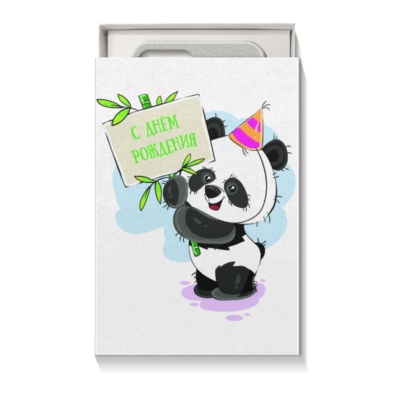 Printio Коробка для чехлов С днём рождения! printio слюнявчик панда поздравляет