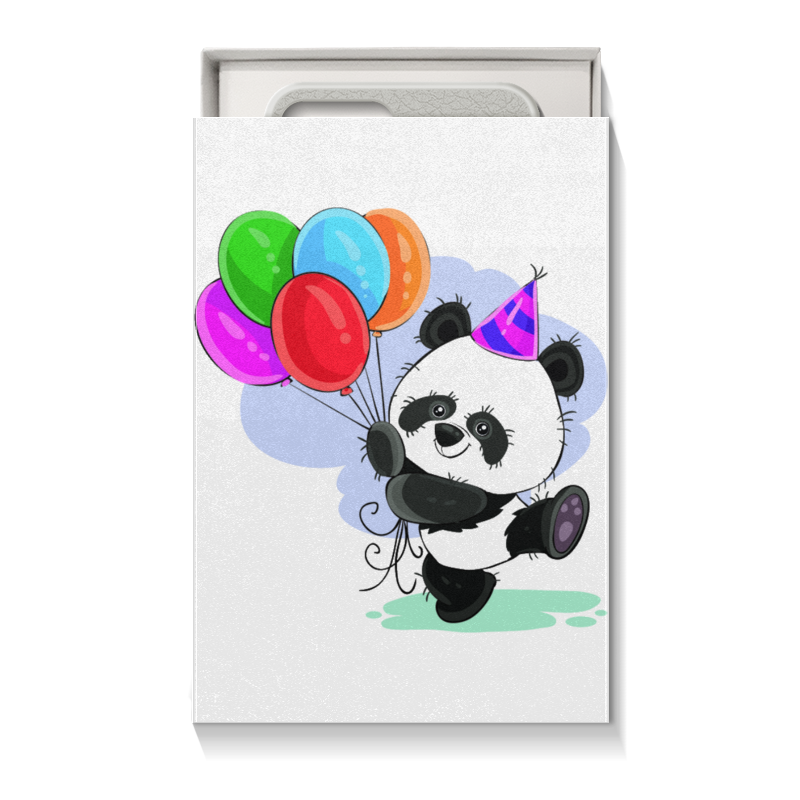 Printio Коробка для чехлов Панда поздравляет! printio слюнявчик панда поздравляет