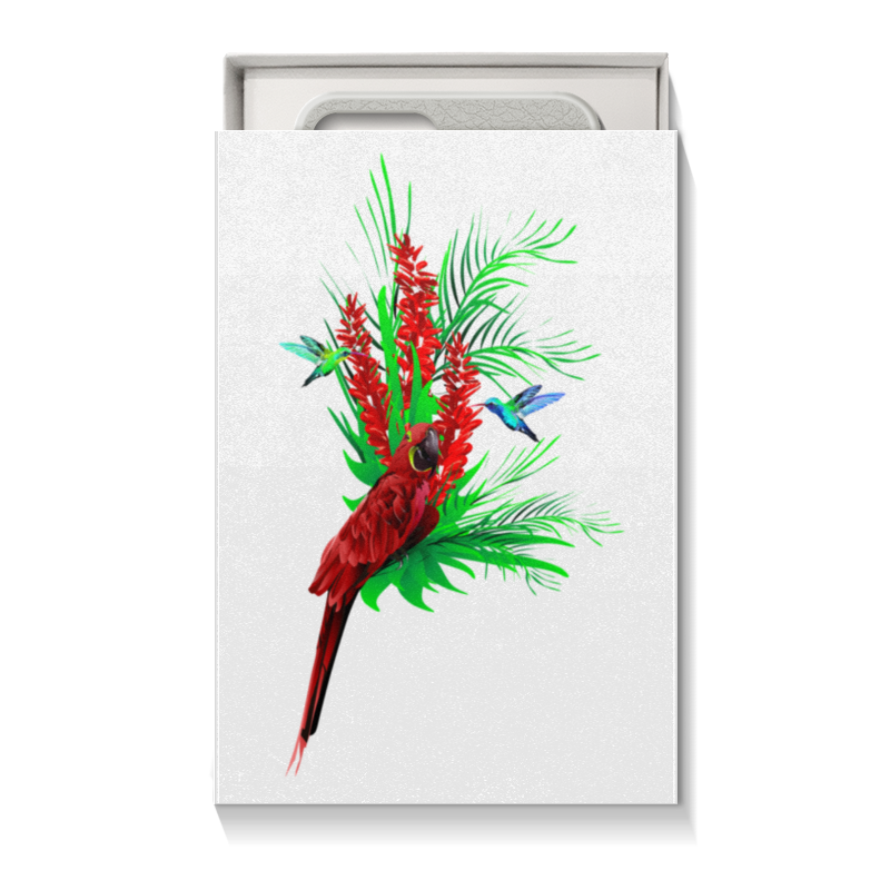 Printio Коробка для чехлов Тропические птицы от зорго арт.
