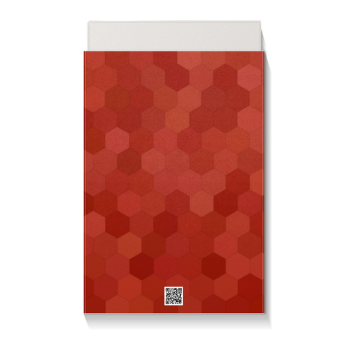 Заказать подарочную упаковку в Москве. Коробка для чехлов Красная абстракция от BeliySlon - готовые дизайны и нанесение принтов.