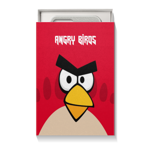 Заказать подарочную упаковку в Москве. Коробка для чехлов Angry Birds (Terence) от Аня Лукьянова - готовые дизайны и нанесение принтов.