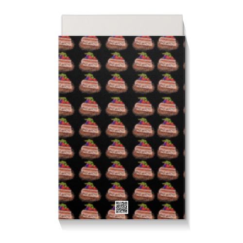 Заказать подарочную упаковку в Москве. Коробка для чехлов Порция торта  от Stil na yarkosti - готовые дизайны и нанесение принтов.