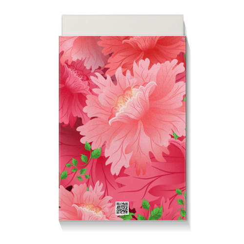 Заказать подарочную упаковку в Москве. Коробка для чехлов Цветы от Ирина - готовые дизайны и нанесение принтов.