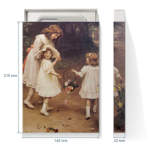 Заказать подарочную упаковку в Москве. Коробка для чехлов Картина Артура Элсли (1860-1952) от Apfelbaum - готовые дизайны и нанесение принтов.