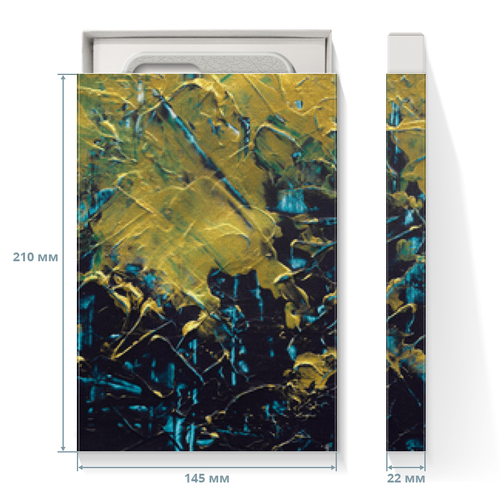 Заказать подарочную упаковку в Москве. Коробка для чехлов Abstract от d_ari.design@mail.ru - готовые дизайны и нанесение принтов.