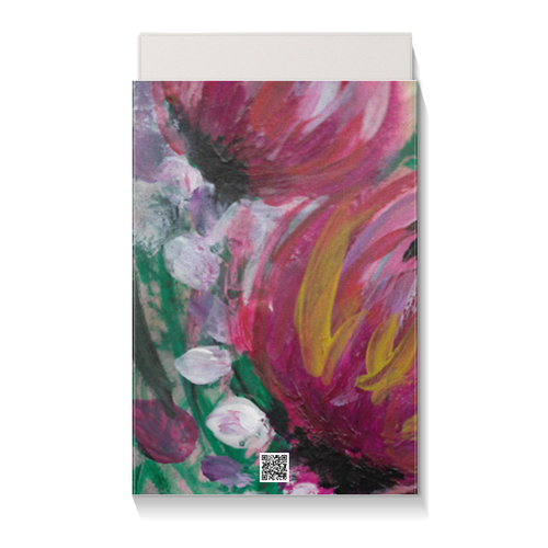 Заказать подарочную упаковку в Москве. Коробка для чехлов Полевые цветы от d_ari.design@mail.ru - готовые дизайны и нанесение принтов.