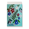 Заказать подарочную упаковку в Москве. Коробка для чехлов Цветы на голубом от mrs-snit@yandex.ru - готовые дизайны и нанесение принтов.