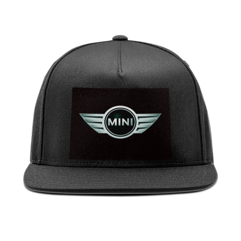 кепка с козырьком junberg тима цвет чёрный размер uni Printio Кепка снепбек с прямым козырьком Mini.
