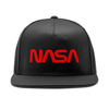 Заказать головной убор в Москве. Кепка снепбек с прямым козырьком NASA  от DESIGNER   - готовые дизайны и нанесение принтов.