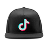 Заказать головной убор в Москве. Кепка снепбек с прямым козырьком TikTok  от DESIGNER   - готовые дизайны и нанесение принтов.
